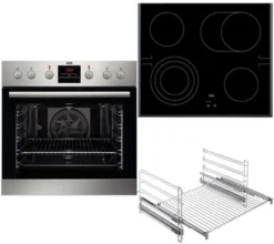 AEG KOMBI3021F Herdset 60cm A Edelstahl