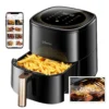 ULTENIC K10 XL Heißluftfritteuse, 5L Airfryer Mit 11 Programmen, Airfryer Mit Online-Rezepten, Touchscreen,1500W [Energieklasse A+++] -Küchen Profi 46895cbbbeb64d584366ed04b0a67a28