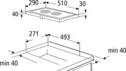 PKM Einbau Kochfeld Doppelkochplatte Autark 2 Platten Herdplatte EB-DKF-2 -Küchen Profi 46f87bb09cbe990ddee977718cd625fd