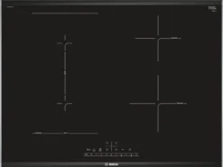 Bosch Serie 6 PVS775FC5E, Schwarz, Integriert, 70 Cm, Zonen-Induktionskochfeld, Glaskeramik, 4 Zone(n)
