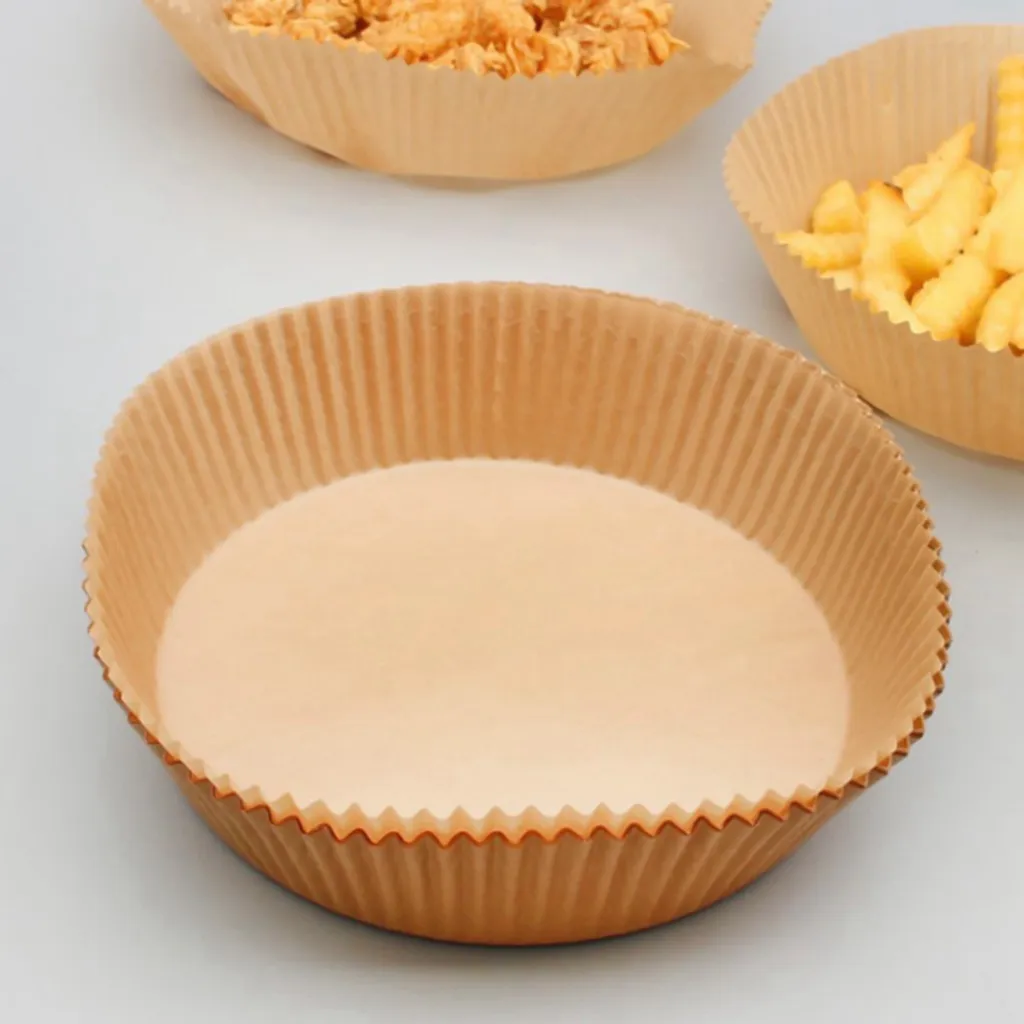 100 Stück Heißluftfritteuseneinlagen Fritteusenpadpapier Backpapier Dampfgarerpapier Padstanzer Braun 8 100 Stück Heißluftfritteuseneinlagen Fritteusenpadpapier Backpapier Dampfgarerpapier Padstanzer Braun – Bild 6