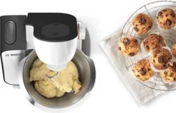 BOSCH MUM50123 Küchenmaschine MUM50123 Weiß/anthrazit -Küchen Profi 47b89aedebf1f6278f228c47880c9d96