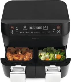 MAXXMEE Heissluft-Fritt. Doppelk. 2x3,8l -Küchen Profi 485613258c19c0f4c28a34ed03f51d67