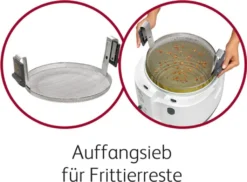 Tefal Fritteuse Filtra One FF1631 Weiß -Küchen Profi 48d45997203cfec573401ed7564bdb8f