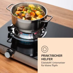 Klarstein Barzona 2 LGP G30 50mbar With Regulator -Küchen Profi 49312211e257d5e488897b394f17ebe5