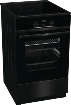 Gorenje GEIT5C 60 BPG Elektro-Standherd Mit Induktionskochfeld - 50 Cm - 70 Liter - Kindersicherung - Schnellaufheizung - AirFry - Pizzamodus 300°C - Teleskopauszüge - AquaClean - BridgeZone - Schwarz -Küchen Profi 49750bbb8a75dd05214c063e3b18771e
