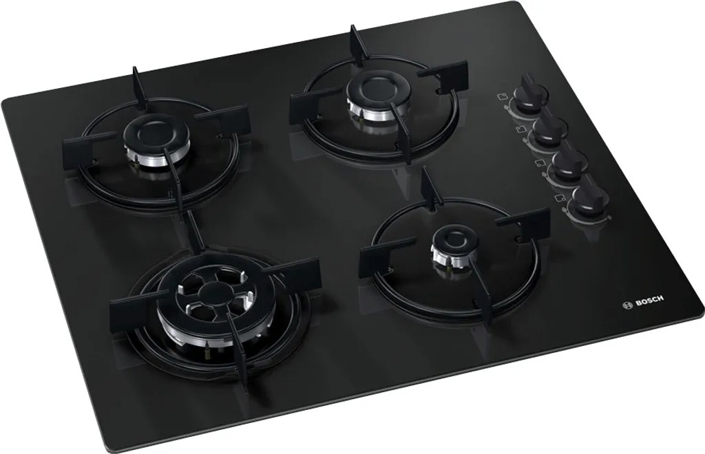 Bosch POH6B6B10 Gaskochfeld 60cm WOK Schwarz Hartglas GAS KOCHFELD 7 Bosch POH6B6B10 Gaskochfeld 60cm WOK Schwarz Hartglas GAS KOCHFELD – Bild 5