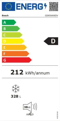 Bosch Serie 6 GSN54AWDV Gefrierschränke - Weiß -Küchen Profi 4b9cc98fc9c1dd1f27e0c1289d9f17ca