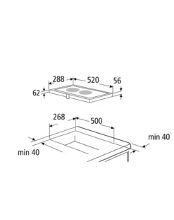 PKM Induktionskochfeld Einbaukochfeld Doppelkochfeld Kochplatte Autark IF2X -Küchen Profi 4bb3cf3998025def117f7b8928663f10