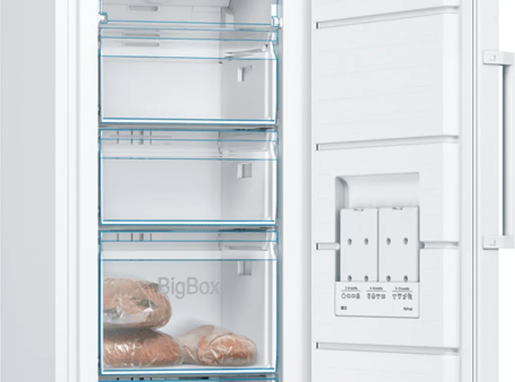 Bosch Serie 4 Freistehender Gefrierschrank GSN29UWEW 161 X 60 Cm, Weiß 7 Bosch Serie 4 Freistehender Gefrierschrank GSN29UWEW 161 X 60 Cm, Weiß – Bild 5