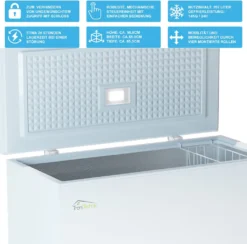 TroniTechnik Gefriertruhe Kühltruhe Kühlfach 210L Abschließbar Mit Korb Und Schloss -Küchen Profi 4c88f7c923212e4b2f97f74d6b015e3f