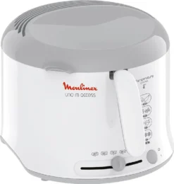 Moulinex Fritteuse AF1211 Uno M Access 1600 Watt Weiß/hellgrau