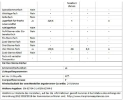 Sharp - SJ-BA10IEXIC-EU - Kühl-Gefrierkombination - Edelstahl - NoFrost -Küchen Profi 4d4ef7e60bed4b37fe7aad06249dbced