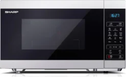 Sharp YC-MG81ES Mikrowellen - Silber / Schwarz