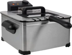 Tristar Fritteuse FR-6949 2000 W 5 L Edelstahl Silbern -Küchen Profi 4e0ac691ea9b667e3ba85e766a36bc61