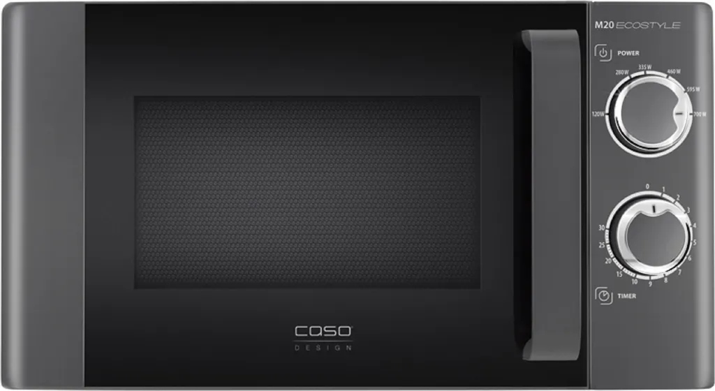 Caso M20 Ecostyle Mikrowelle 700 Watt 20 L Garraum Drehteller Ø 24,5cm Timer 11 Caso M20 Ecostyle Mikrowelle 700 Watt 20 L Garraum Drehteller Ø 24,5cm Timer – Bild 9