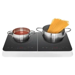 MEDION Doppel-Induktionskochplatte, 3500 Watt, Zwei Kochplatten, 10 Temperaturstufen, LED Display, MD18493, Schwarz -Küchen Profi 4e52448051464424cbda2eaeebb87137