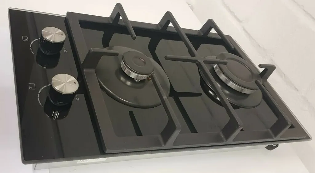 Hirogas Gaskochfeld 2 Brenner Glaskeramik Schwarz Einbau 30cm Erdgas LPG 7 Hirogas Gaskochfeld 2 Brenner Glaskeramik Schwarz Einbau 30cm Erdgas LPG – Bild 5