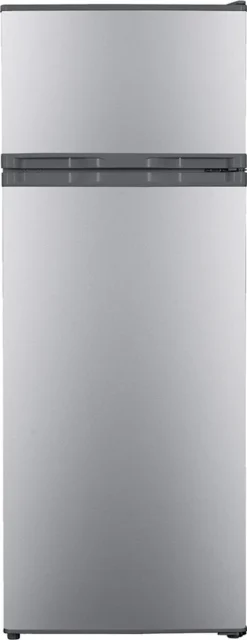 PKM Kühl-Gefrierkombination Kühlschrank GK212 SI Inox 206 L 143 Cm 4****