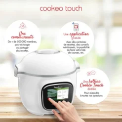 MOULINEX CE901100 Intelligenter Multikocher Cookeo Touch Touchscreen Mit Hohem Druck 250 Rezepte 13 Modi - Weiß 12 MOULINEX CE901100 Intelligenter Multikocher Cookeo Touch Touchscreen Mit Hohem Druck 250 Rezepte 13 Modi - Weiß -Küchen Profi 4ede2cb0d7cfb37ac762c34c8a3de465
