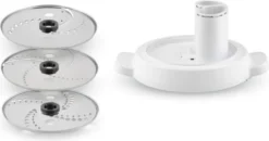 Krups Prep & Cook XL Küchenmaschine Mit Kochfunktion HP50A8 | Inkl. Schnitzelwerk | 1550 W | 3 L Edelstahlschüssel | 12 Programme + Manueller Modus | 6 Zubehöre + Schnitzelwerk | Schwarz/Weiß -Küchen Profi 4f5210f11e794e2d4e090192f5be4caf