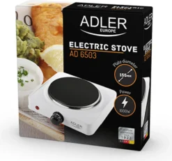 Adler AD 6503 Elektroherd-Einzelkochplatte 1500W, Weiß -Küchen Profi 4f77ba4b20807908e3ce216ab55b79c2