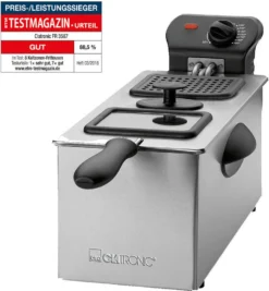 CLATRONIC Fritteuse FR 3587 Inox 3L 2000 Watt Fritöse Friteuse Frittöse NEU -Küchen Profi 4fa94bbd29a20fb5f6be5794a08b9afa