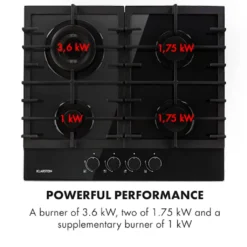 Klarstein Ignito 4 Zonen Gaskochfeld - 4-flammig Aus Glaskeramik, New Edition, Autark, 60cm, Sabaf-Brenner, Erdgas/Propangas, Sicher Mit Abschaltautomatik, Topfträger Aus Gusseisen, Einbau, Schwarz 16 Klarstein Ignito 4 Zonen Gaskochfeld - 4-flammig Aus Glaskeramik, New Edition, Autark, 60cm, Sabaf-Brenner, Erdgas/Propangas, Sicher Mit Abschaltautomatik, Topfträger Aus Gusseisen, Einbau, Schwarz -Küchen Profi 4fb43e81d0bb4bb75aa6f80b5986a7ae
