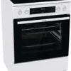 Gorenje GECS6C 70 WPA Elektro-Standherd - Glaskeramik-Kochfeld - 71 Liter - ExtraSteam - GentleClose - AirFry - Versenkbare Knebel - AquaClean - PerfectGrill - Teleskopauszüge - Weiß -Küchen Profi 507c673cd8dcb103afbb26282e467753