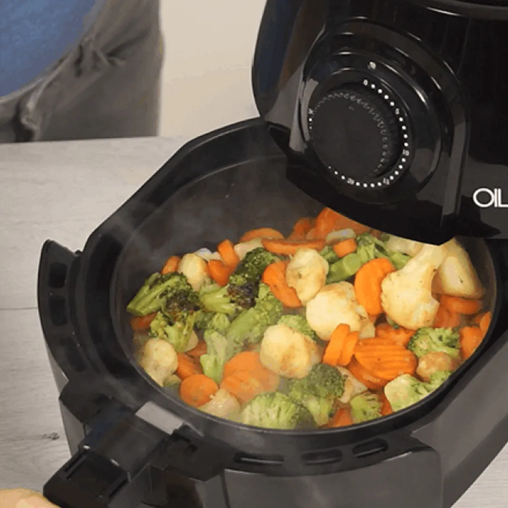 Starlyf® OIL FREE FRYER – Heißluftfritteuse, Umluft-Fritteuse Ohne ÖL, 3,8 Liter Fassungsvermögen, Spühlmaschinenfest, 1400 Watt – Aus Der TV Werbung 11 Starlyf® OIL FREE FRYER – Heißluftfritteuse, Umluft-Fritteuse Ohne ÖL, 3,8 Liter Fassungsvermögen, Spühlmaschinenfest, 1400 Watt – Aus Der TV Werbung – Bild 9