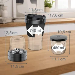 Bosch MUZ45XTM1 5-in-1 Multi-Zerkleinerer-Set -Küchen Profi 51f3694513d184d4be0b1271dc57614d