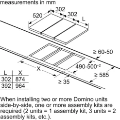 Siemens ER3A6BB70 IQ700 Domino Gaskochfeld 30cm Autark (ersetzt ER3A6BD70) -Küchen Profi 532b1cba08f45a590442e1bdbd4da91b 1