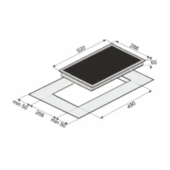 EKC 301-3 Duo-Glaskeramik Kochfeld | Touch Control | Rahmenlos -Küchen Profi 5380f3a8c84cf992c4f1c7669f7bed78