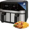 ProfiCook® Doppel-Heißluftfritteuse 9 Liter, XXL Heißluftfritteuse Doppelkammer, Frittieren Mit Heißer Luft Ohne Zusätzliches Öl, 9 Programme, Air Fryer, Touchscreen, PC-FR 1242 H, 2400W 1 ProfiCook® Doppel-Heißluftfritteuse 9 Liter, XXL Heißluftfritteuse Doppelkammer, Frittieren Mit Heißer Luft Ohne Zusätzliches Öl, 9 Programme, Air Fryer, Touchscreen, PC-FR 1242 H, 2400W -Küchen Profi 53c8aaaffa3921ff010ecd2907044817