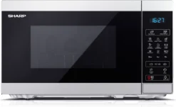 SHARP Mikrowelle Mit Grillfunktion 1000 Watt 20 Liter 11 Leistungsstufen YC-MG02ES