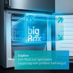 Siemens KG39EAWCA IQ500 Freistehende Kühl-Gefrier-Kombination / C / 149 KWh/Jahr / 343 L / HyperFresh Frischesystem / LED-Innenbeleuchtung / BigBox / SuperCooling -Küchen Profi 5477d261359bf72fca60bd4ded6c187d