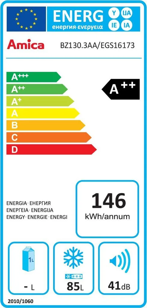 Amica EGS 16173, Gefrierschrank, 880 Mm Nische, Schlepptür-Technik, 8 Amica EGS 16173, Gefrierschrank, 880 Mm Nische, Schlepptür-Technik, – Bild 6