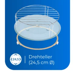 Exquisit Einbau-Mikrowelle EMW25-G-020 Weiss | 800 Watt | Timer | Grill 1200 Watt | 60 Cm Breite -Küchen Profi 557e238d54e23087f9f6e3d6b5008826