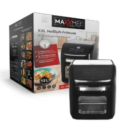 MAXXMEE Heißluft-Fritteuse Digital - 12 L Fassungsvermögen - Schwarz Heißluft Fritteuse Friteuse Fritöse Airfryer 12L XXL Backofen Drehgrill Digital 20 MAXXMEE Heißluft-Fritteuse Digital - 12 L Fassungsvermögen - Schwarz Heißluft Fritteuse Friteuse Fritöse Airfryer 12L XXL Backofen Drehgrill Digital -Küchen Profi 563af81c2abc1e187914eb4e46b37972