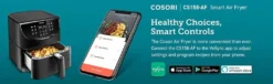 Cosori Smart 5,5-Liter Heißluftfritteuse Mit Spießgestell 16 Cosori Smart 5,5-Liter Heißluftfritteuse Mit Spießgestell -Küchen Profi 57523e336a27eb5e242dc2d1b848973f