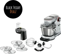 Bosch Uni­ver­sal-Kü­chen­ma­schi­ne MUM9DX5S31, Knetmaschine Silber/schwarz -Küchen Profi 5786e4d7835d0acbc98702f605d75f6f