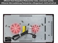 Jago® Glaskeramikkochfeld - Autark, Rahmenlos, 1200/1800 Watt, Für Alle Kochtöpfe, Ø 16/20 Cm, 9 Leistungsstufen, Timer-Automatik, Schwarz - Ceranfeld, Cerankochfeld, Kochfeld, Kochfelder -Küchen Profi 579c2ab0185d49be173fb16201a31cf0