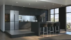 Haier Kühl-Gefrierkombination 466L FrenchDoor NoFrost Edelstahl 320kWh RTG684WHJ -Küchen Profi 57fd1f248d509d55a7c41efa416b6438