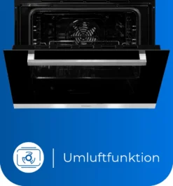 Exquisit EHE 157-2 UR-Set Einbau-Herd Glaskeramikkochfeld | Ober-/Unterhitze | Umluft & Grill| Inox -Küchen Profi 58525bc7f5b46a712b0f5d996dafb194