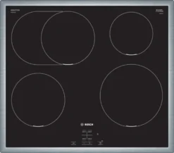 Bosch Serie | 4, Induktionskochfeld, 60 Cm, Herdgesteuert, Schwarz, Mit Rahmen Aufliegend NIF645CB5E