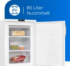Exquisit Gefrierschrank GS81-HE-010D Weiss | 85 L Nutzinhalt | Weiß -Küchen Profi 594553bc8dc728906adfab45825ff14c