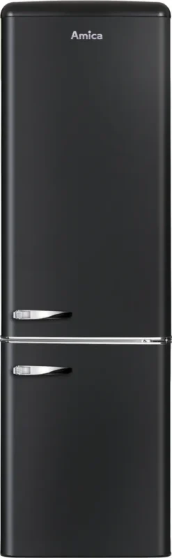 Amica - KGCR 387 100 MS - Kühl-Gefrierkombination - Retro Kollektion - Matt Black -Küchen Profi 5964dddef99e81df2bea8a8eb663fca8