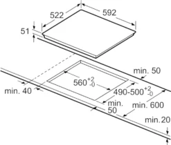 Bosch PIE631FB1E Induktionskochfeld Autark Rahmenlos SCHOTT CERAN® -Küchen Profi 5a0cbc2c381b2806ab31ab1f97a4e967