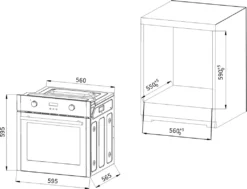 Backofen Und Kochfeld SET8005_77RL -Küchen Profi 5a3ddf40932146e72fd78603d515dbab