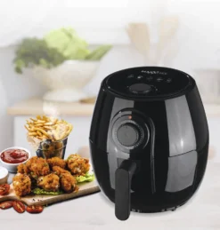 MAXXMEE Heißluft-Fritteuse - 4 L Fassungsvermögen - Schwarz -Küchen Profi 5a9c13bc115ecfc785f44fa155b95836